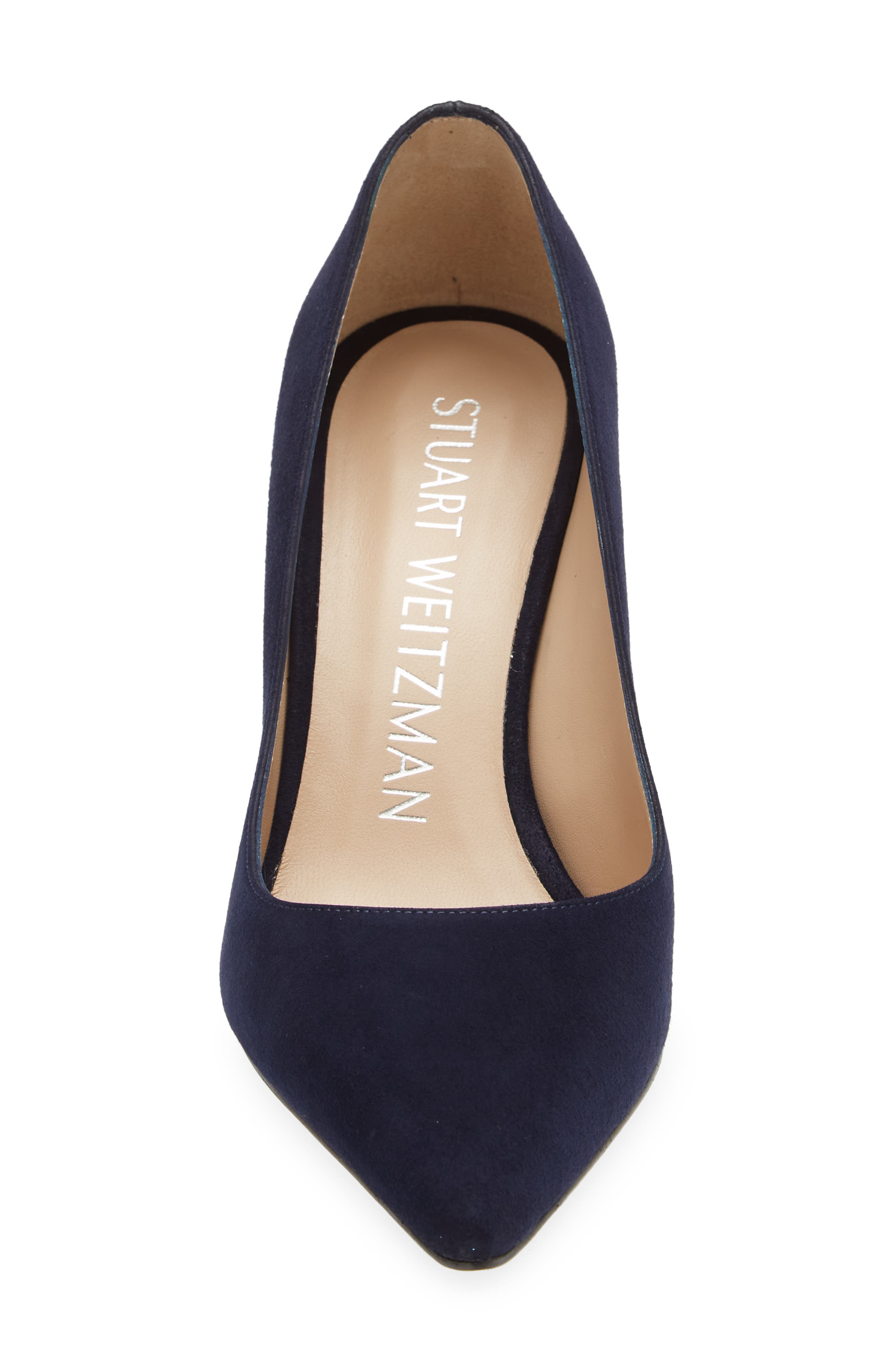 Stuart Pointed Toe Pump, Alternate, color, NICE BLUE SUEDE