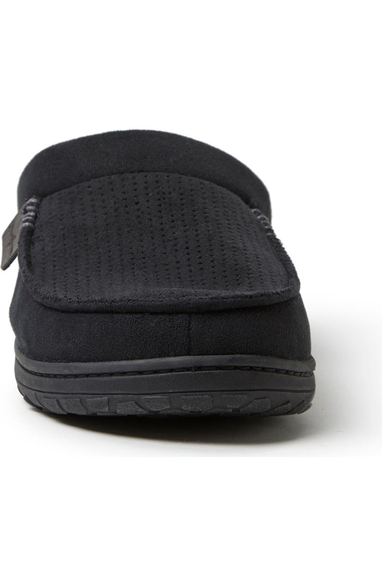 DEARFOAMS Brendan Perforated Moccasin Toe Clog Slipper, Alternate, color,