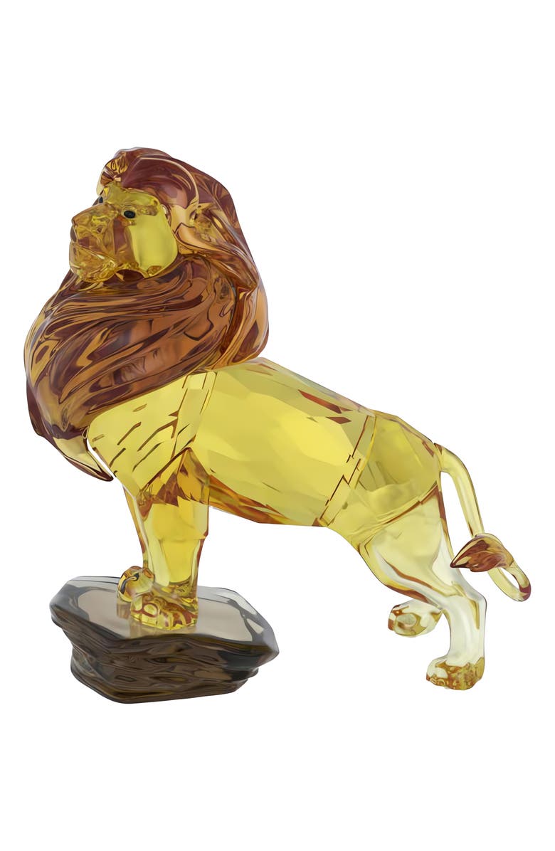 Swarovski x Disney<sup>®</sup> The Lion King Mufasa Figurine, Alternate, color, Yellow
