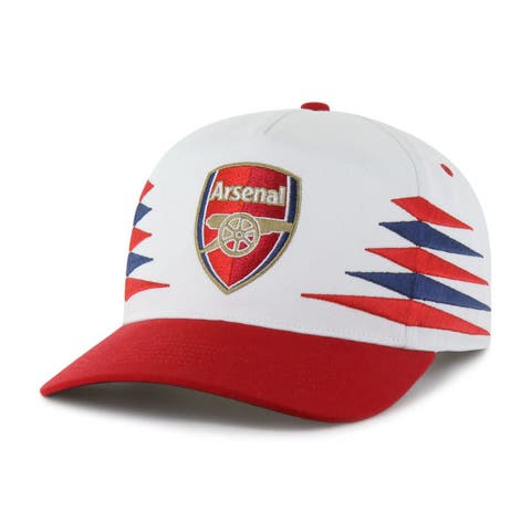 Men's '47 White/Red Arsenal Diamond Cut Hitch Adjustable Hat