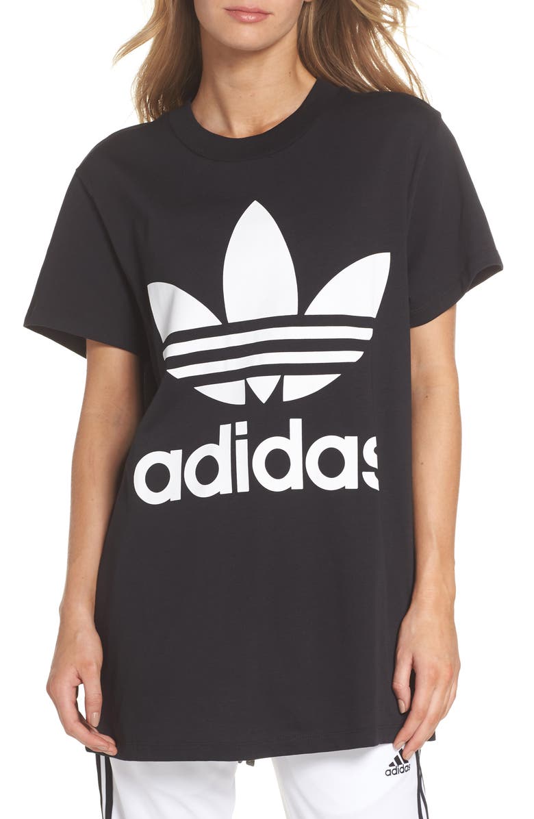 adidas Originals Trefoil Logo Tee, Main, color, 