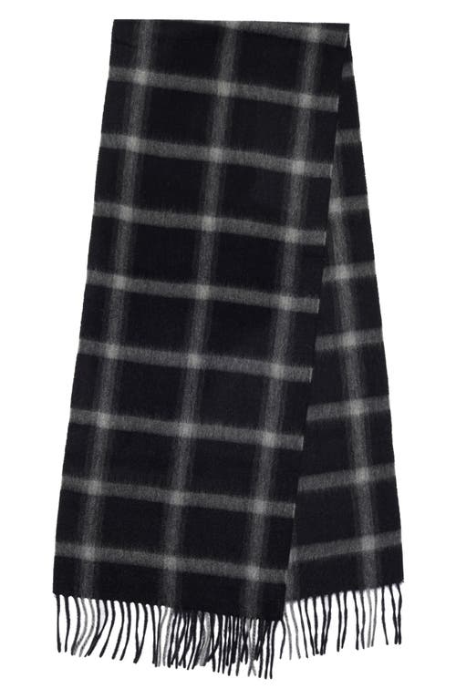 Nordstrom Rack Cashmere Fringe Scarf In Black