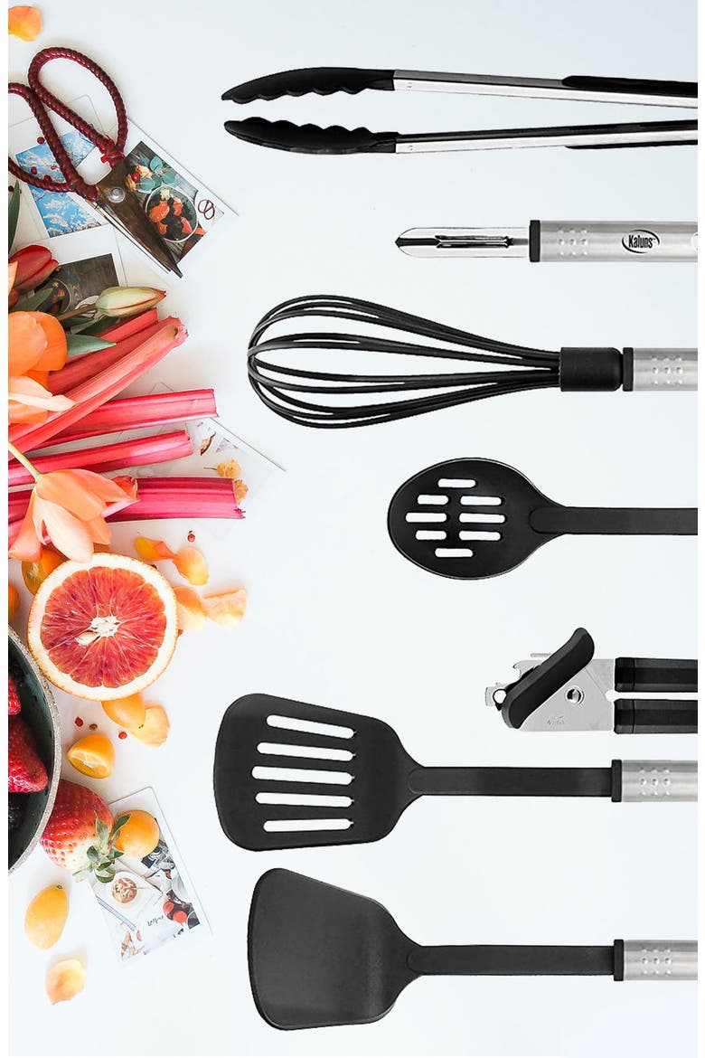 Kitchen Utensil 24-Piece Set, Alternate, color, BLACK