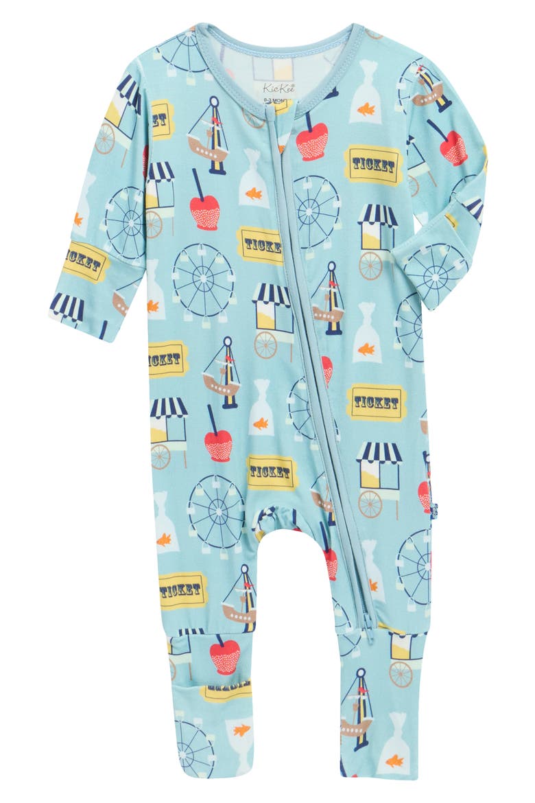 Print UPF 50+ Convertible Coverall, Main, color, STORMY SEA FALL FAIR