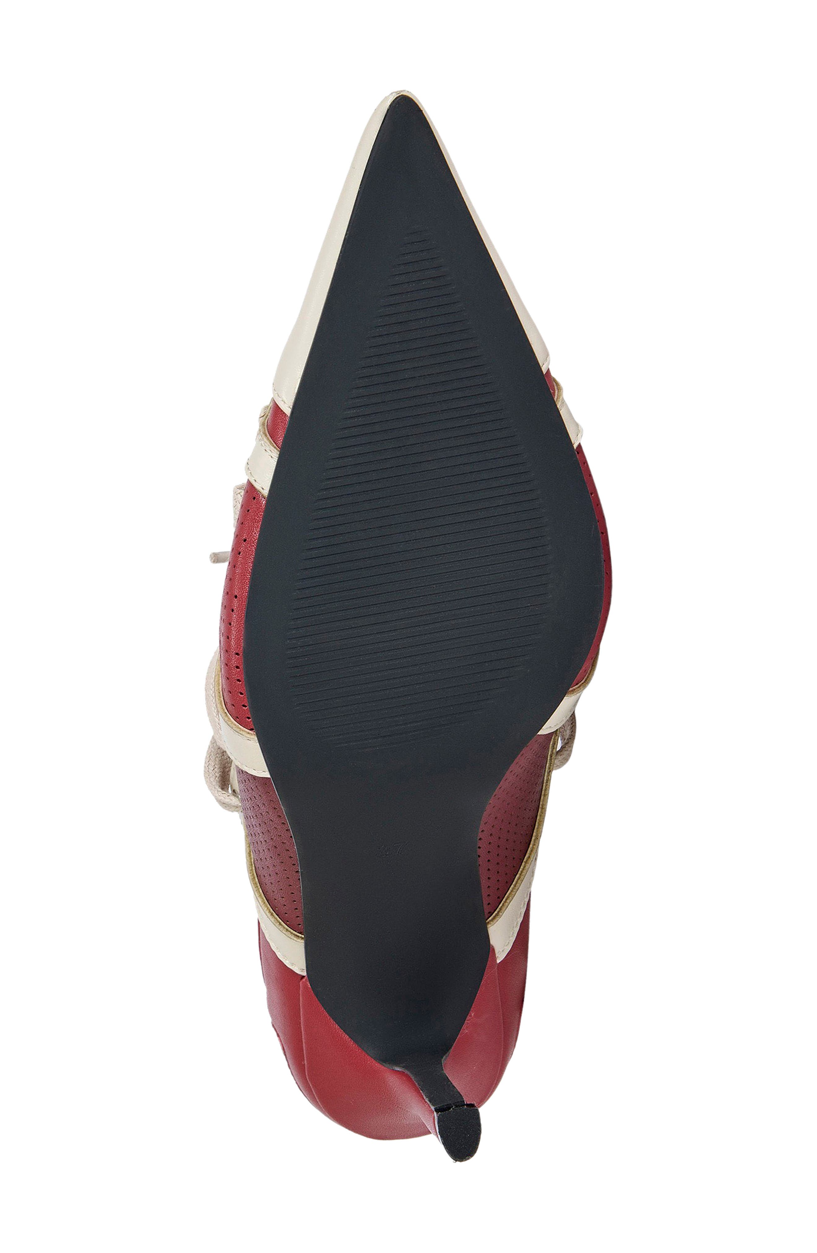 AZALEA WANG Firestring Pointed Toe Pump, Alternate, color, 