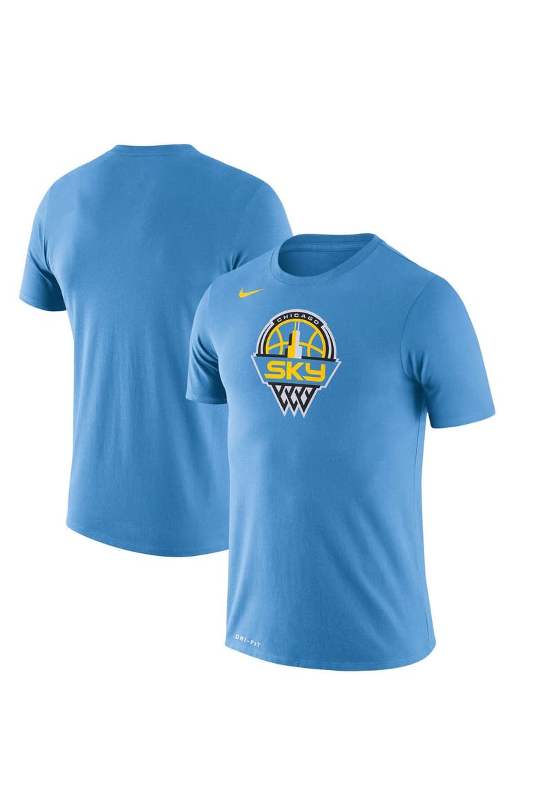 Men's Nike Blue Chicago Sky Logo Performance T-Shirt, Alternate, color, Blue