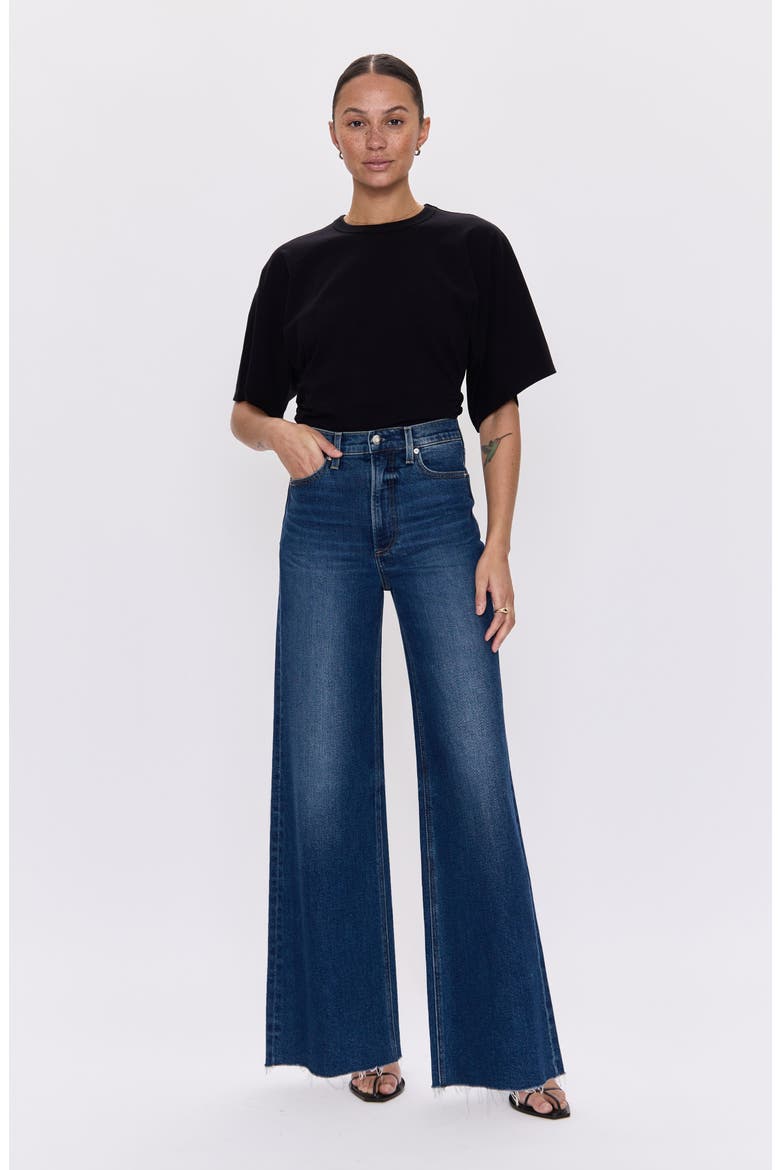 Lana High Waist Wide Leg Jeans, Alternate, color, BROADWAY