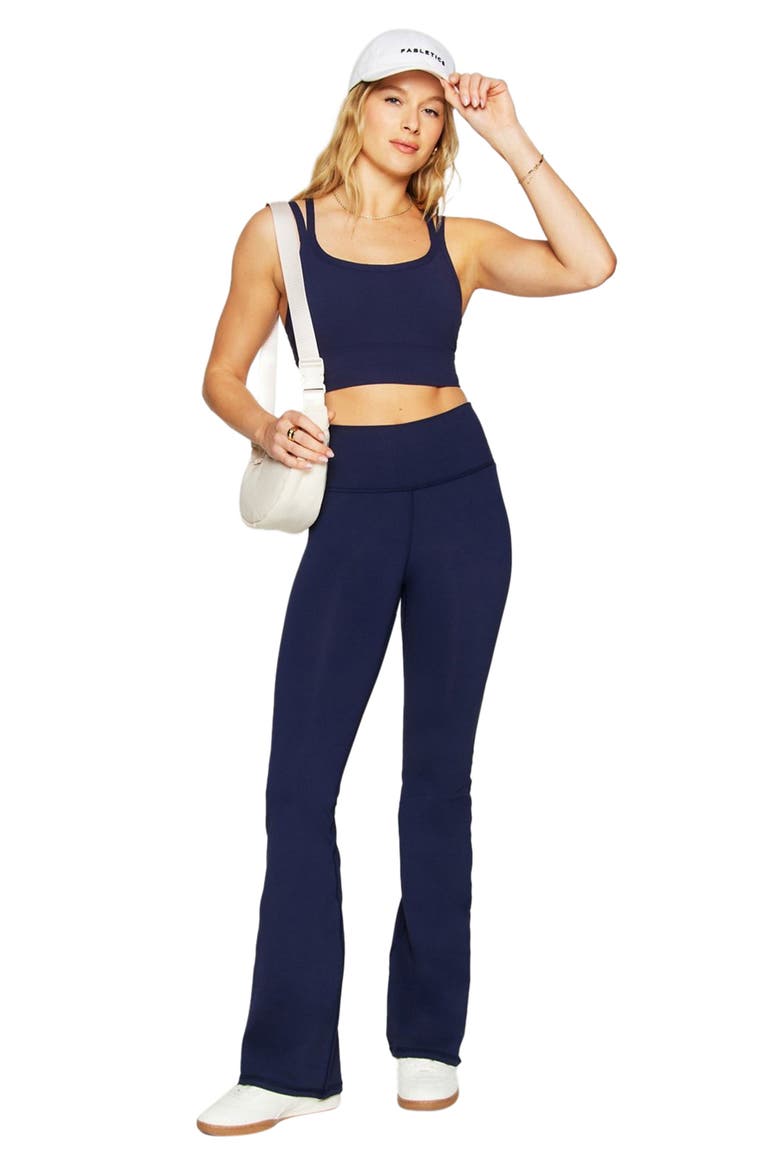 Women's Principal Longline Medium Impact Sports Bra, Alternate, color, Deep Navy