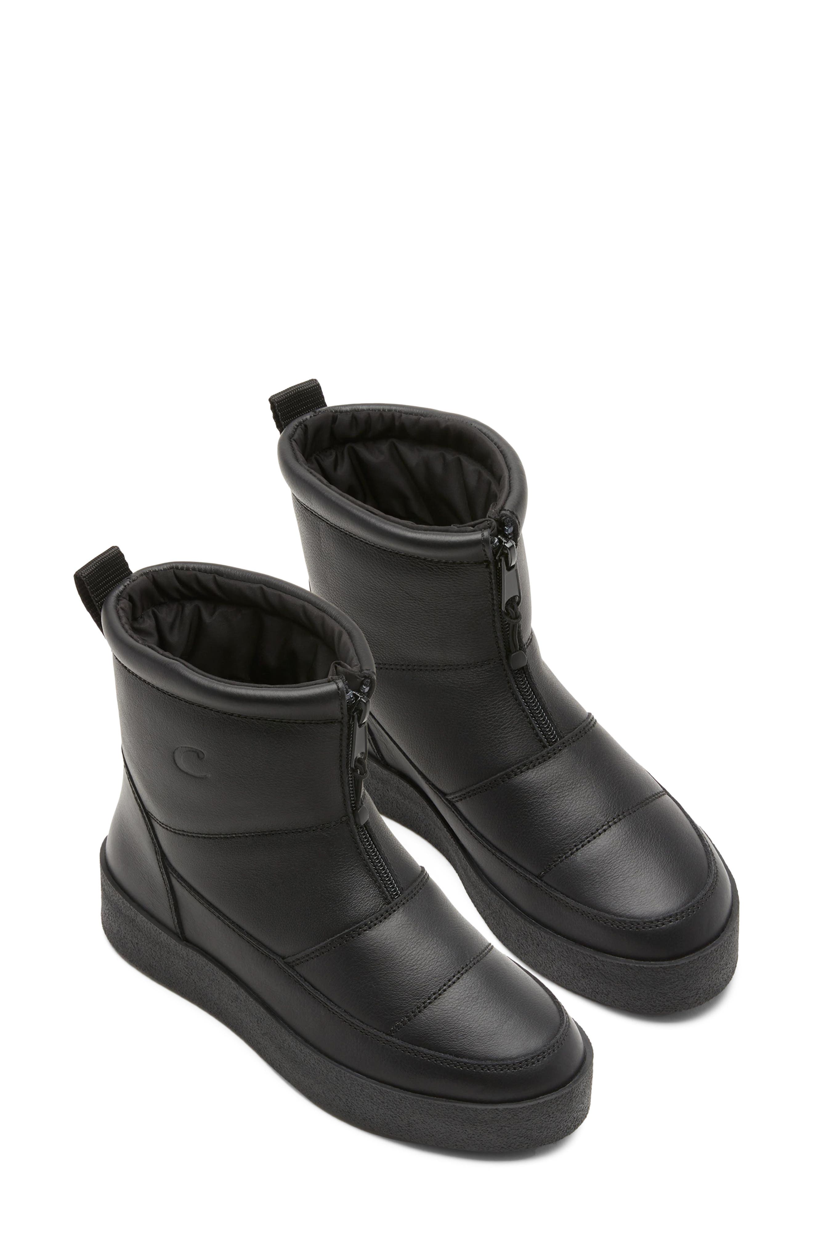 Ecstatic Leather Boot, Alternate, color, BLACK LEATHER