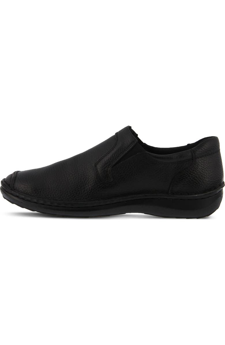 Spring Step Niccolo Moc Toe Loafer, Alternate, color, Black