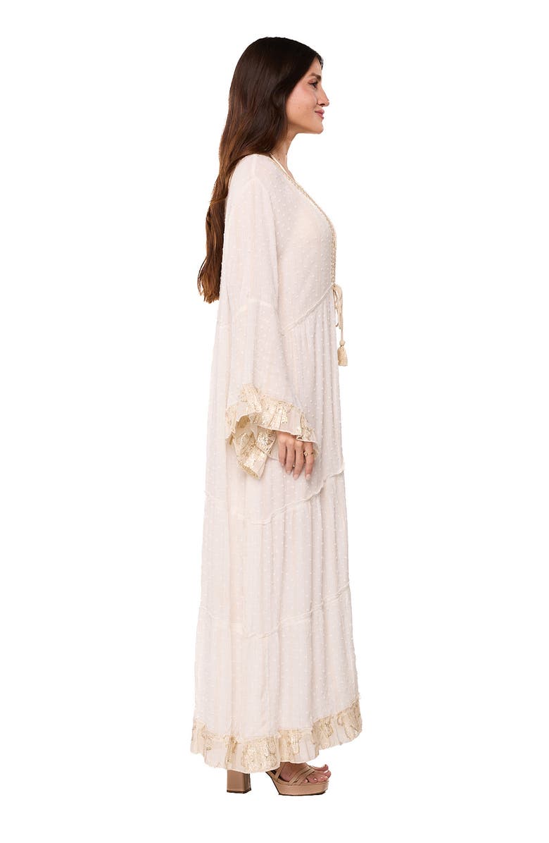 RANEES Longline Cover-Up Duster, Alternate, color, Beige
