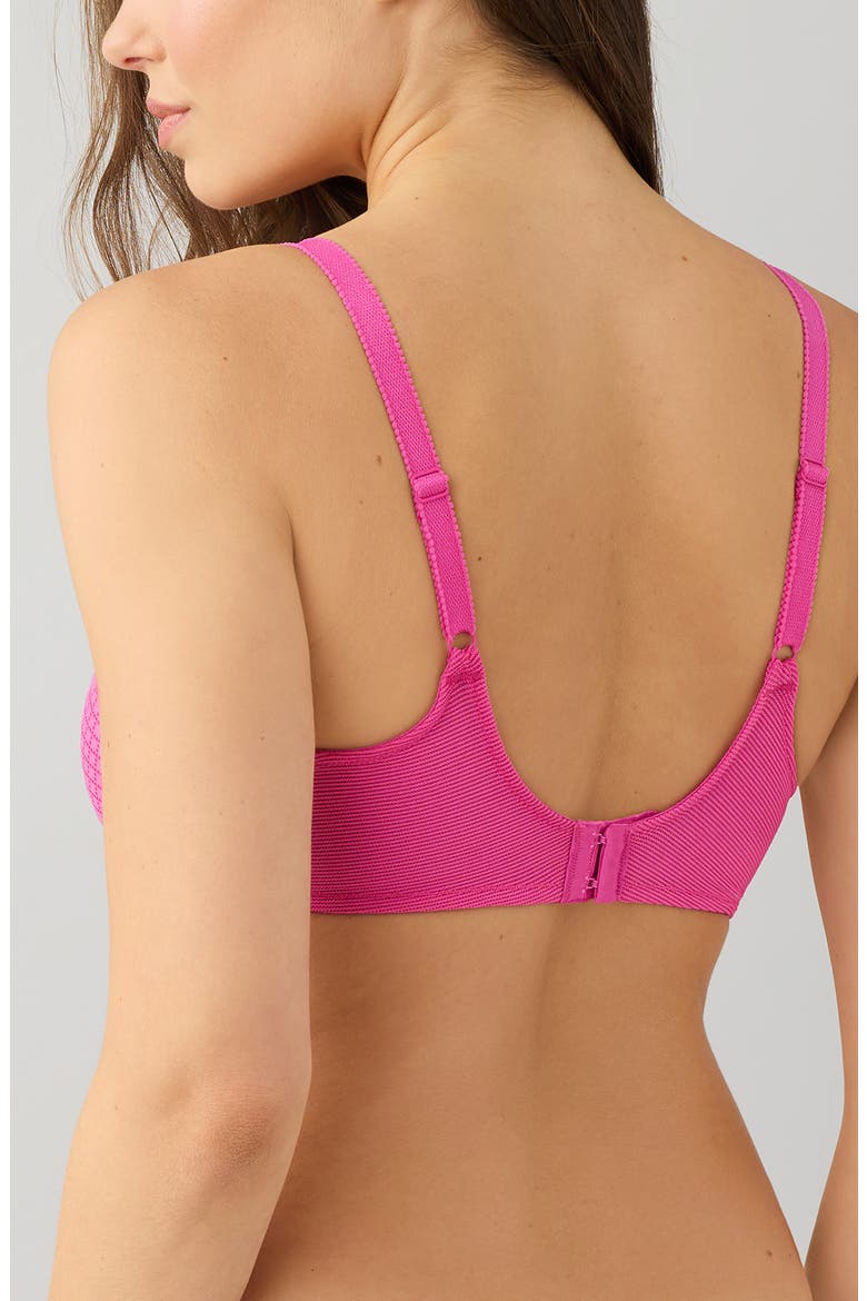 Visual Effects Underwire Minimizer Bra, Alternate, color, WILD AZALE
