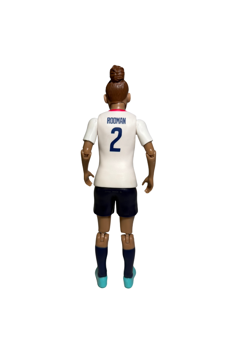 SOCKERS USWNT Trinity Rodman 8" Collectible Soccer Action Figure, Alternate, color, White