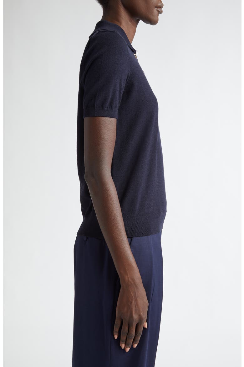 Nemo Merino Wool Blend Polo Sweater, Alternate, color, NAVY