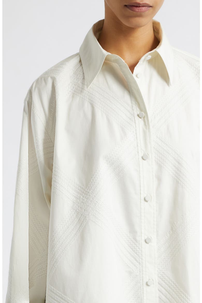 Piper Long Sleeve Shirtdress, Alternate, color, BONE/ BONE