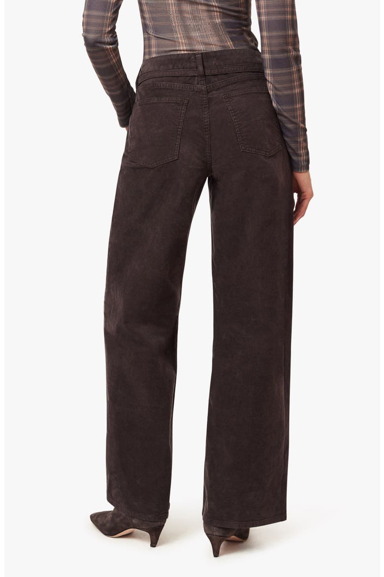 Brynn Corduroy Self Tie Wide Leg Pants, Alternate, color, CHOCOLATE