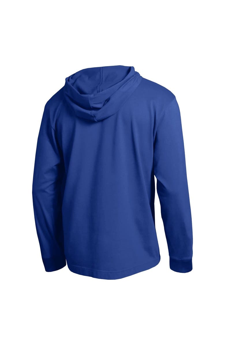 Champion Men's Champion  Royal Chicago Cubs Cooperstown Hooded Long-Sleeve T-Shirt, Alternate, color, Royal