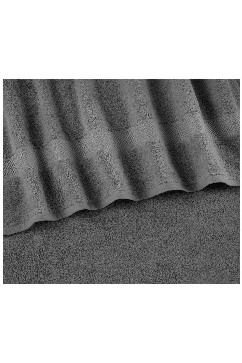 Ringspun 6-Piece Towel Set, Alternate, color, DARK GREY