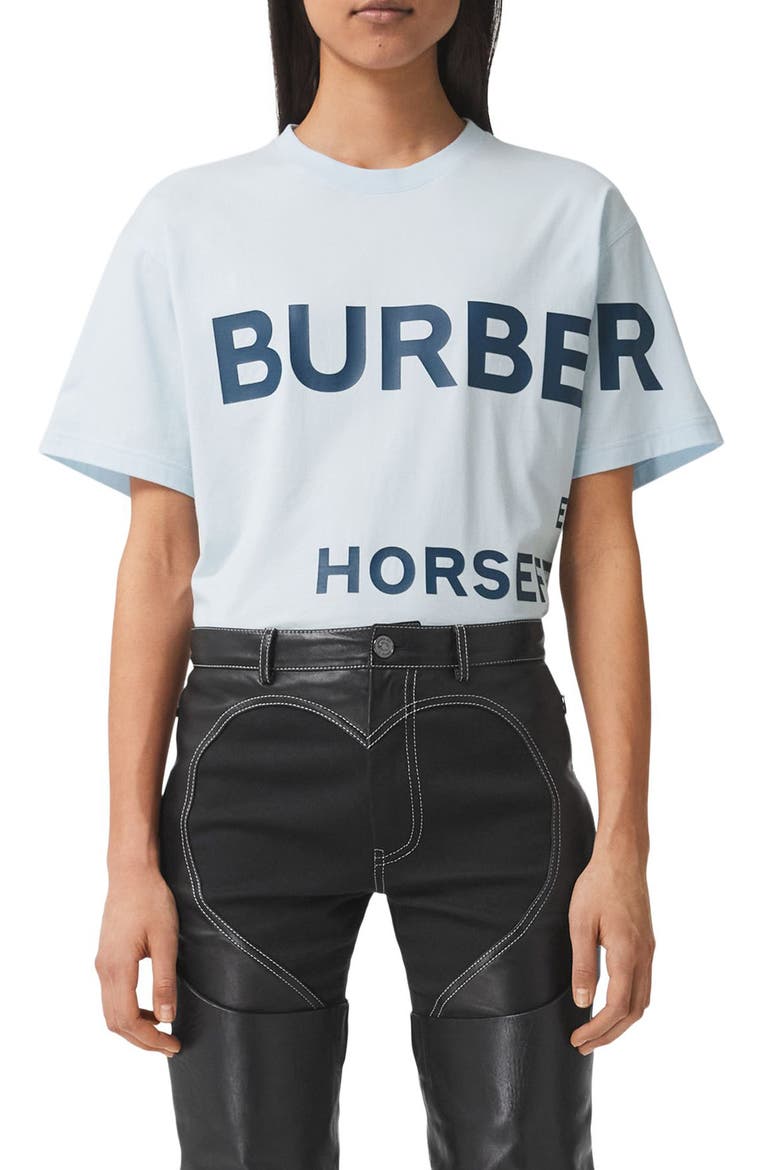 Carrick Logo Graphic Tee, Main, color, PALE BLUE