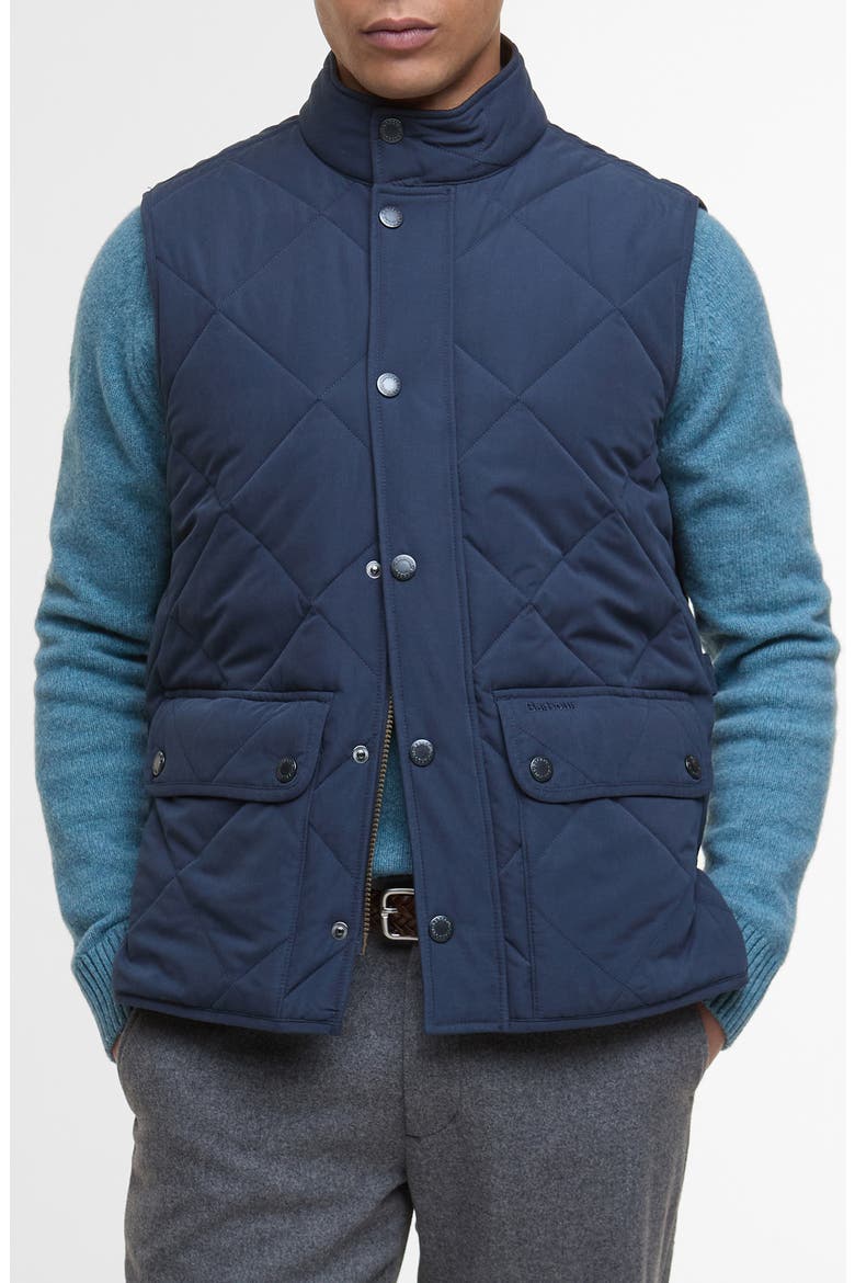 Winter Lowerdale Quilted Vest, Main, color, NAVY