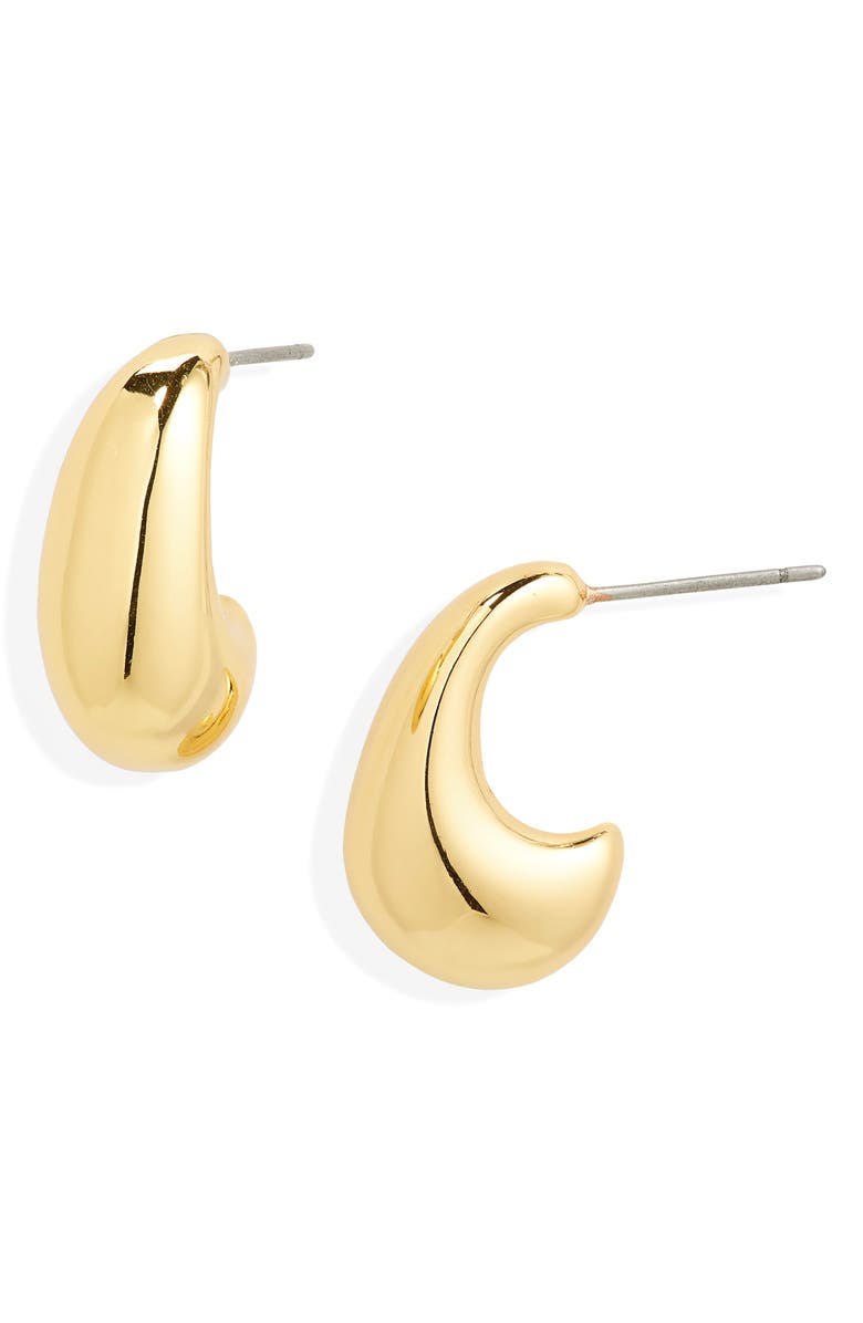 Lele Sadoughi Dome Mini Hoop Earrings, Main, color, Gold