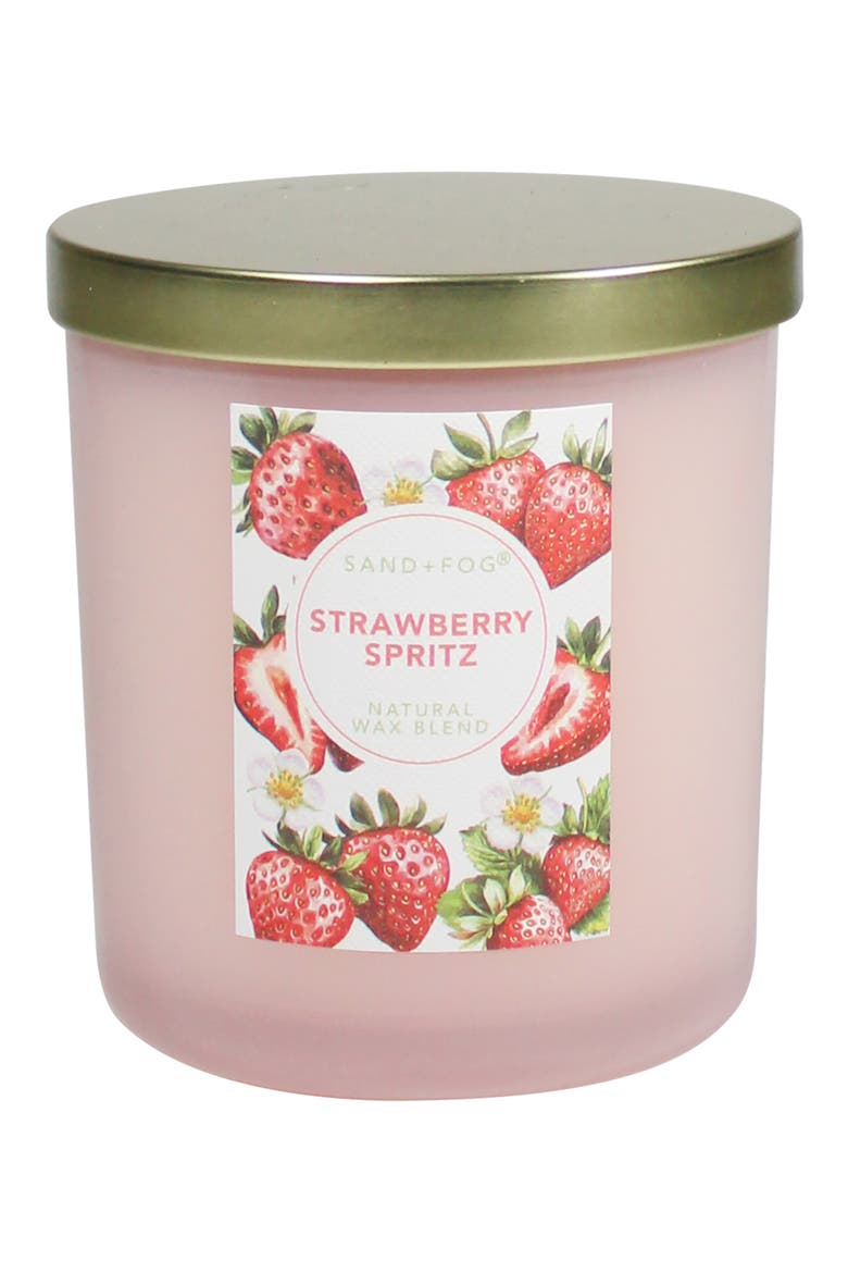 Scented Glass Jar Candle, Alternate, color, STRAWBERRY SPRITZ