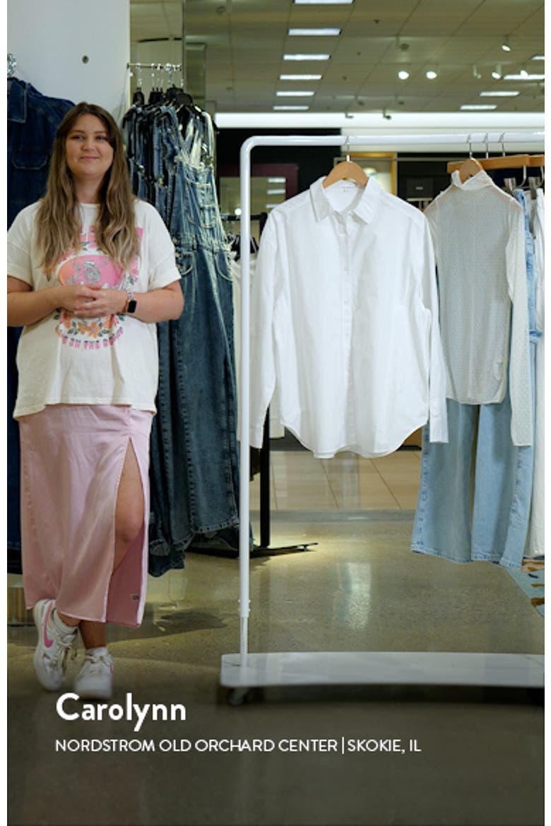 Perfect Cotton Poplin Button-Up Shirt video