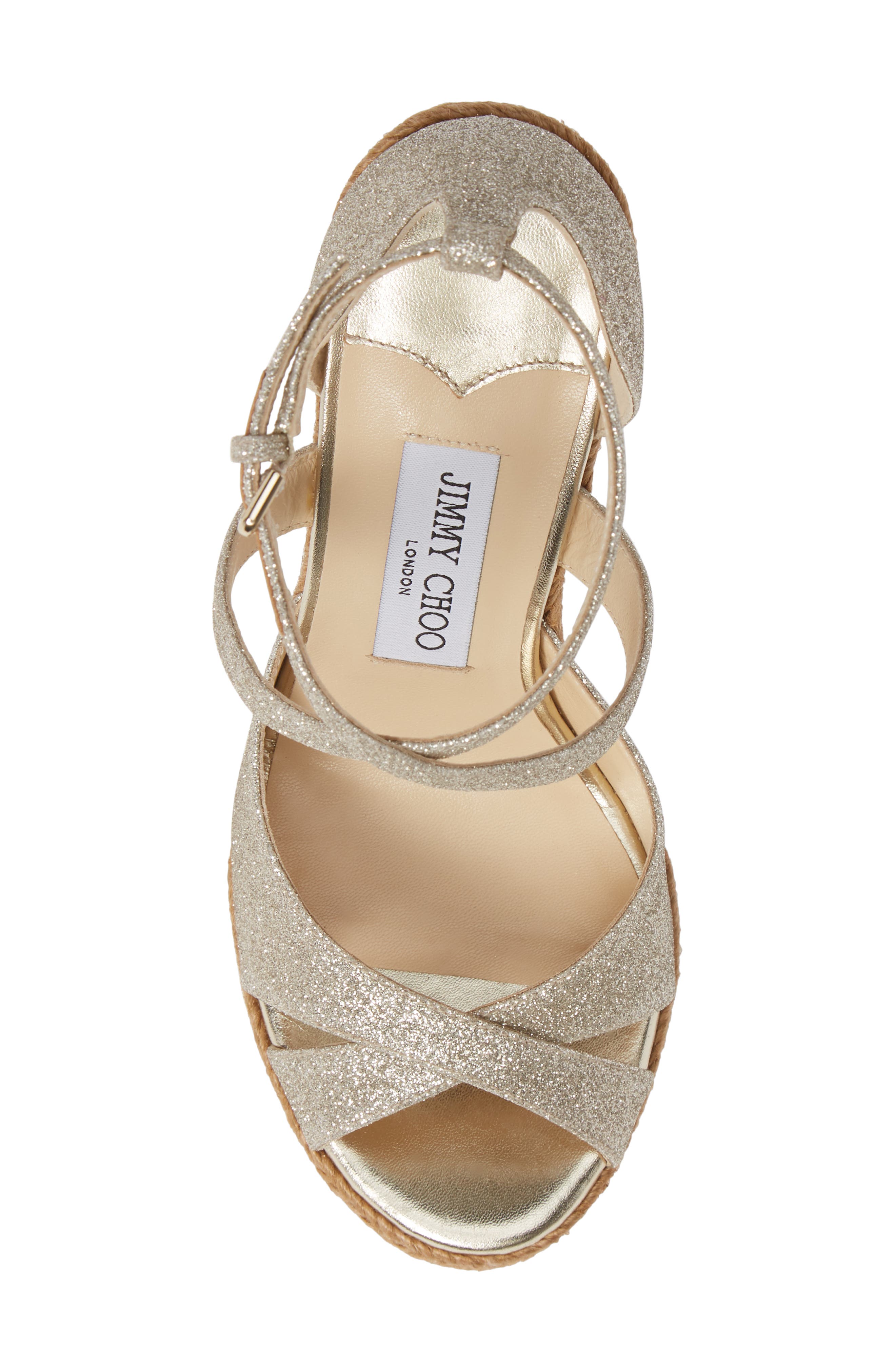 Jimmy Choo Alanah Espadrille Wedge Sandal, Alternate, color, 