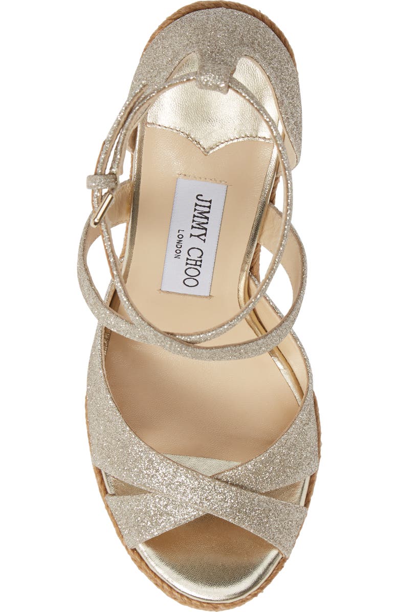 Jimmy Choo Alanah Espadrille Wedge Sandal, Alternate, color,