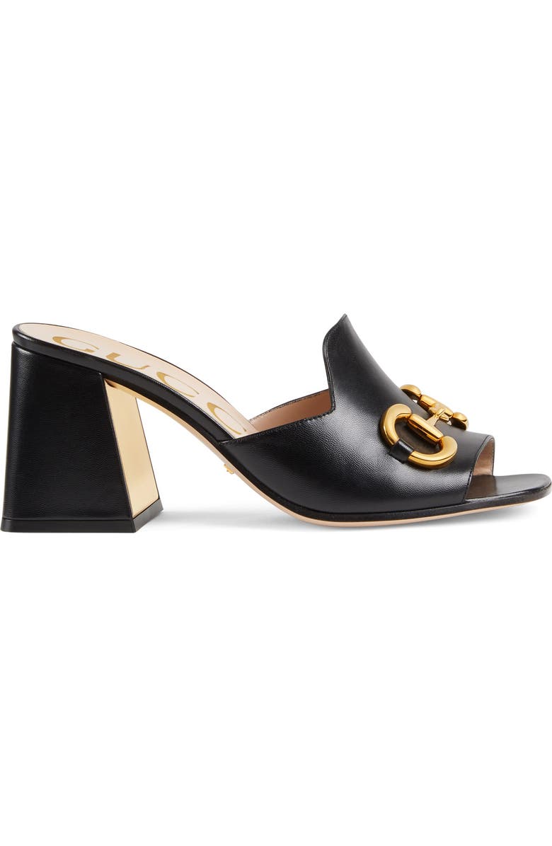 Gucci Baby Horsebit Slide Sandal, Alternate, color,