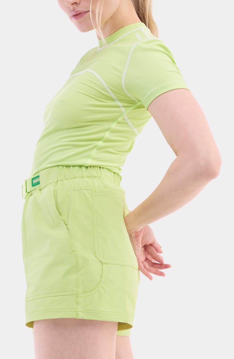 Halfdays Rosalie Trail Shorts, Alternate, color, Pistachio
