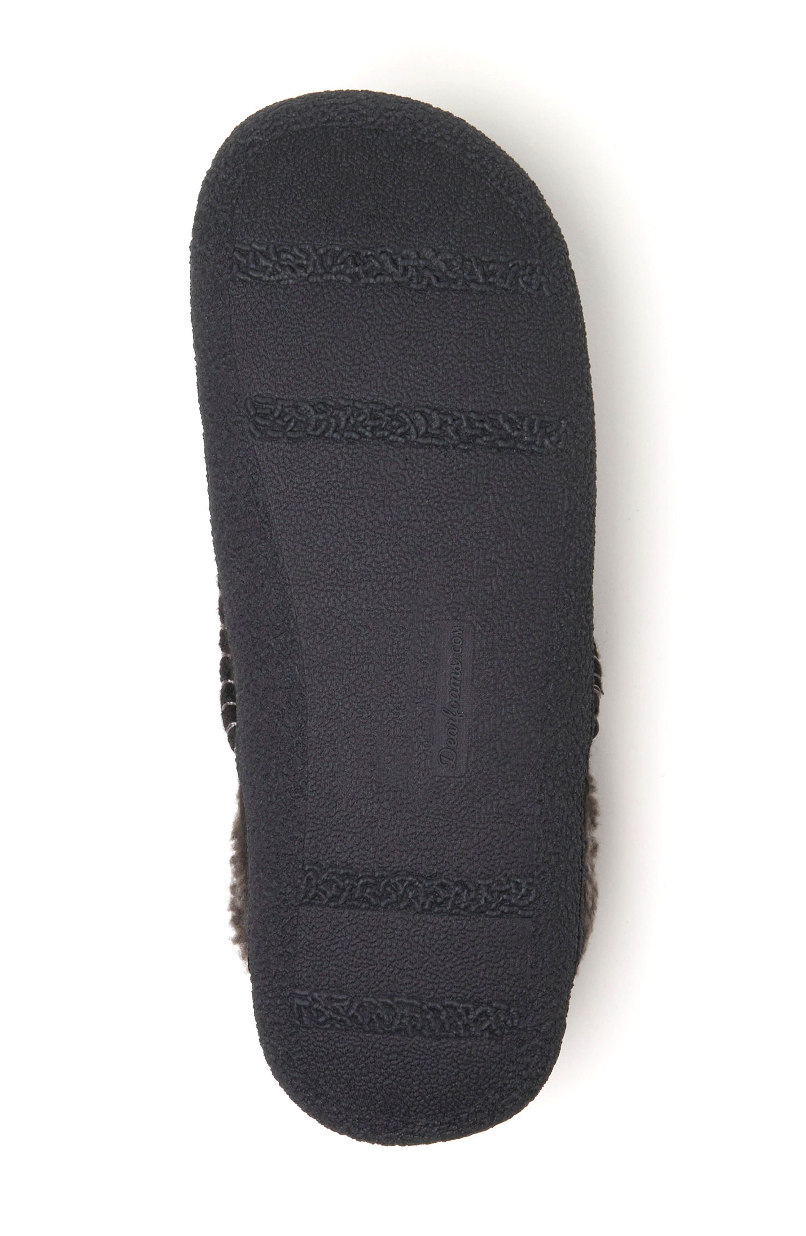 DEARFOAMS Matthew Faux Shearling Scuff Slipper, Alternate, color, 
