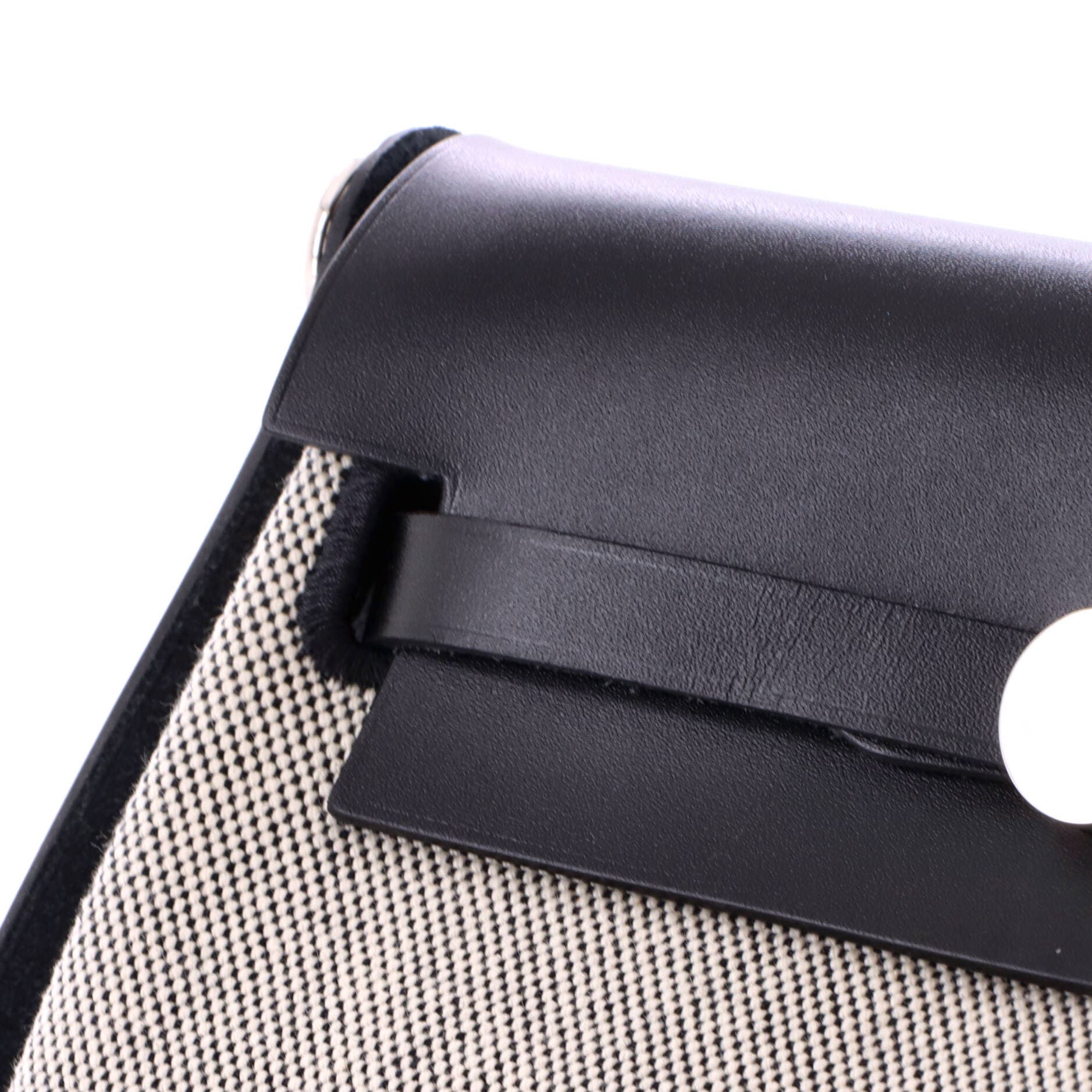 Herbag Zip Toile and Leather 20, Alternate, color, Black