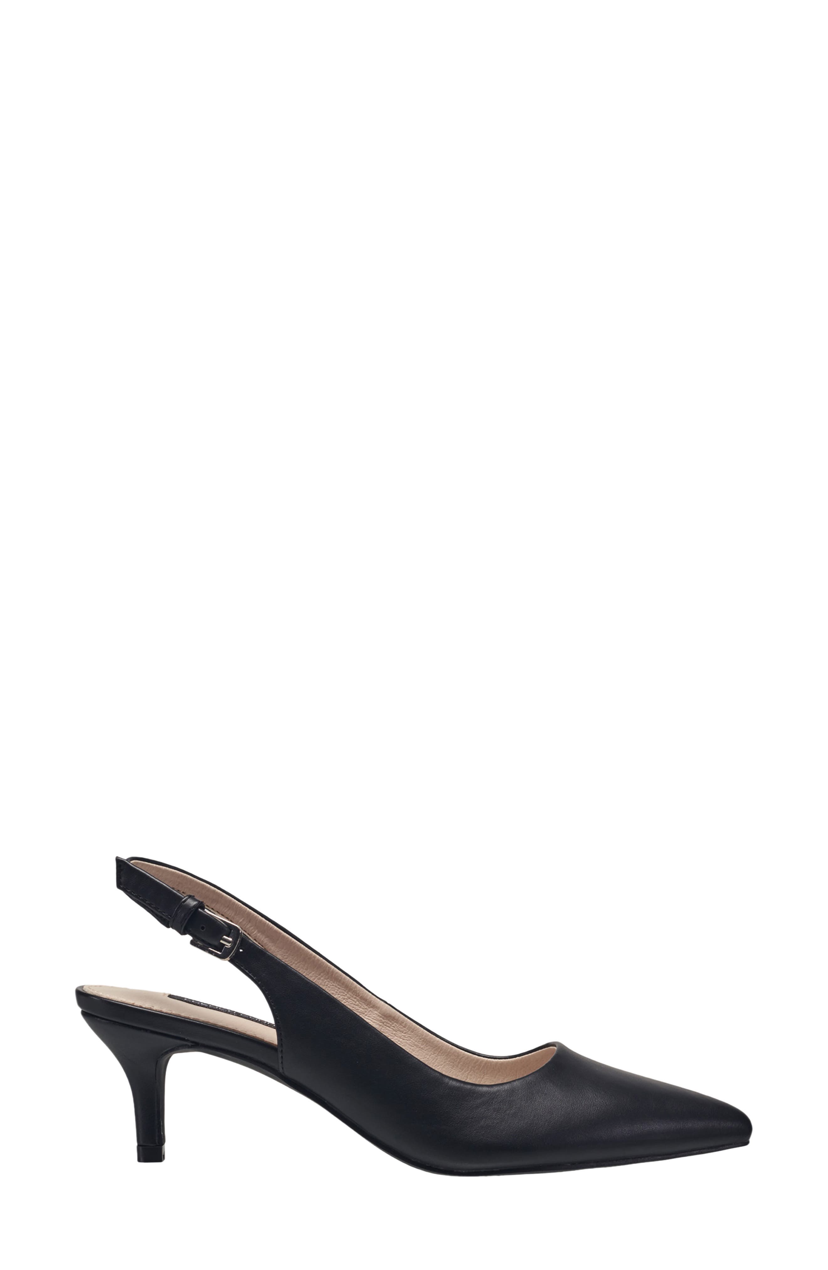 Quinn Slingback Pump, Alternate, color, BLACK