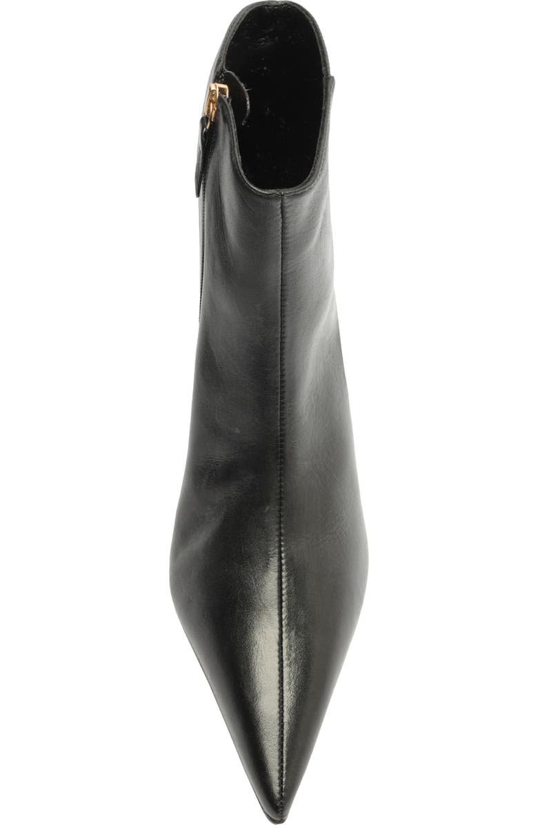 Schutz Mikki Pointed Toe Bootie, Alternate, color, Black