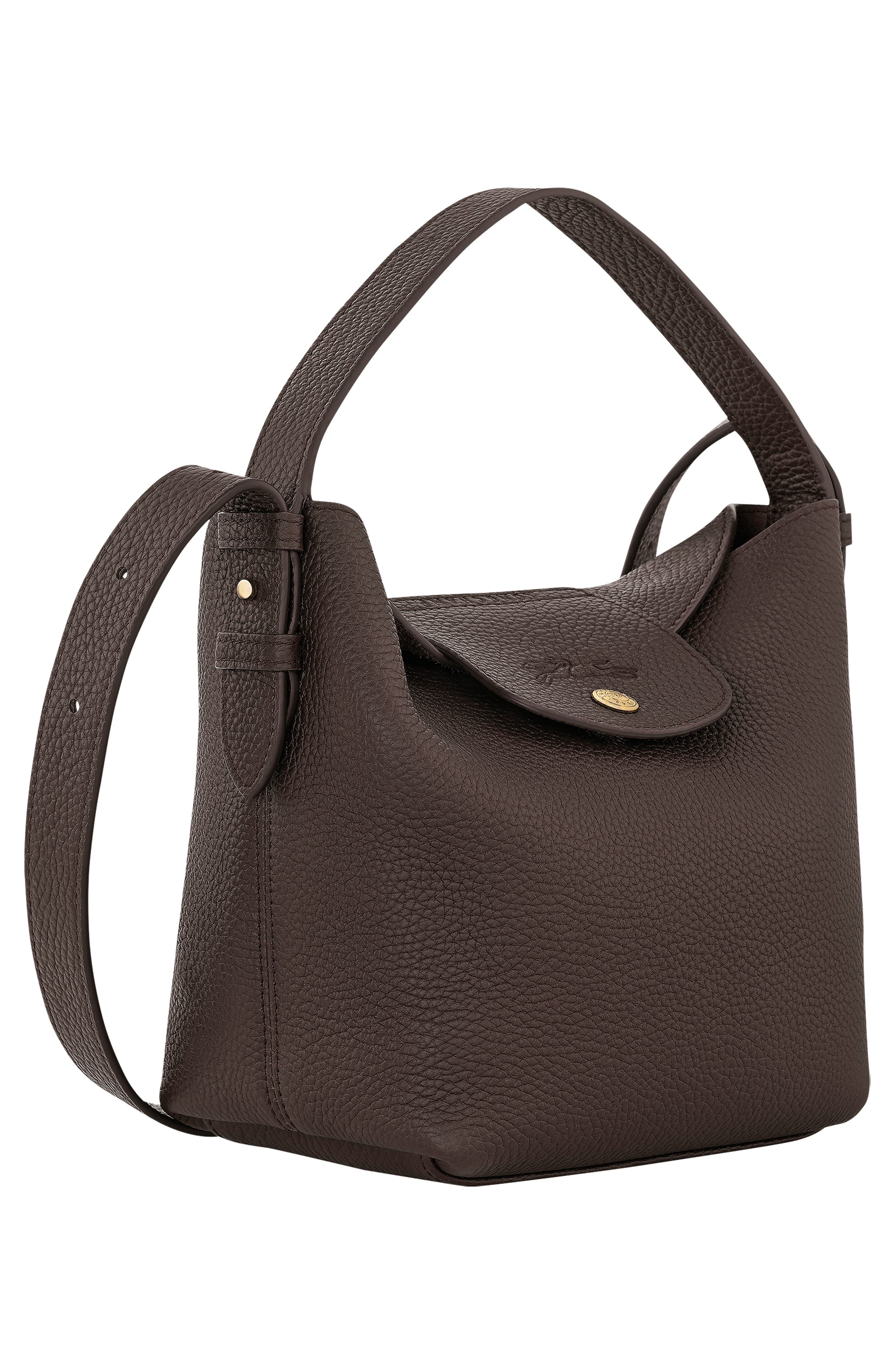 Le Cadence S Leather Bucket Bag, Alternate, color, MOCHA