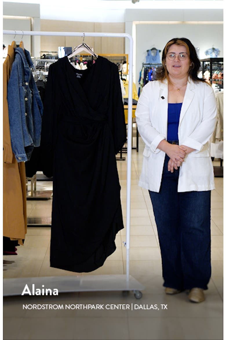 Opulent Faux Wrap Dress video