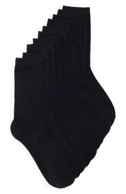 5-Pack Pillow Sole Crew Socks