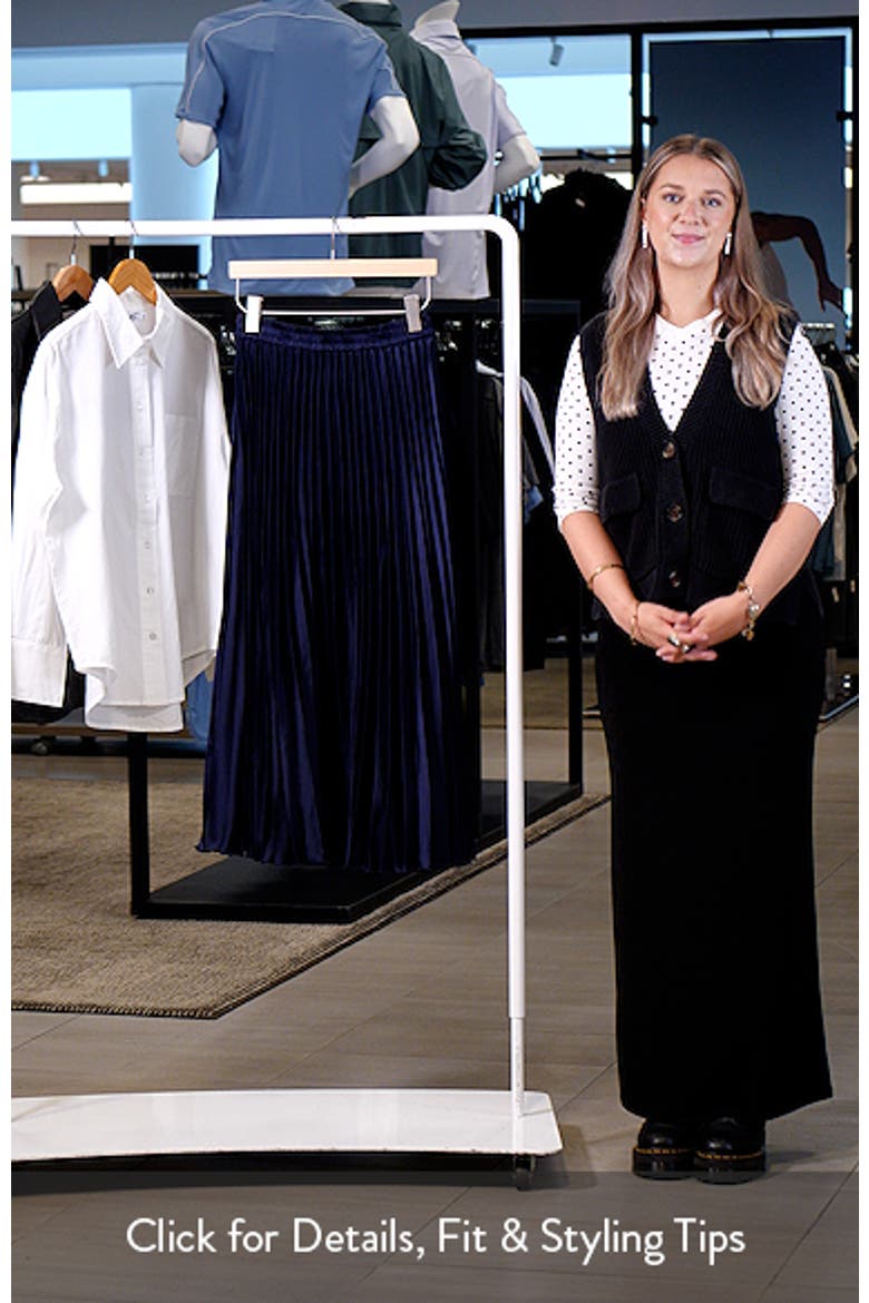 Alias Pleated Maxi Skirt video