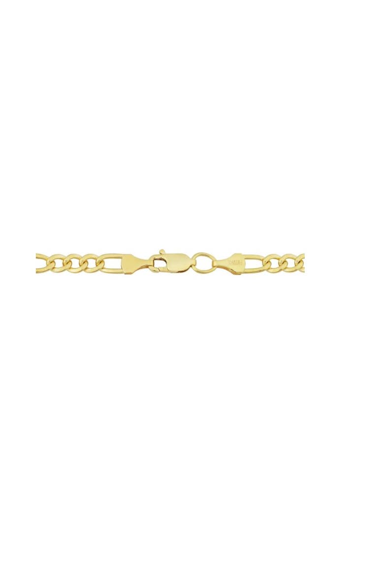 14k Gold-filled Figaro Link Chain Necklace, Alternate, color, 14k Yellow Gold