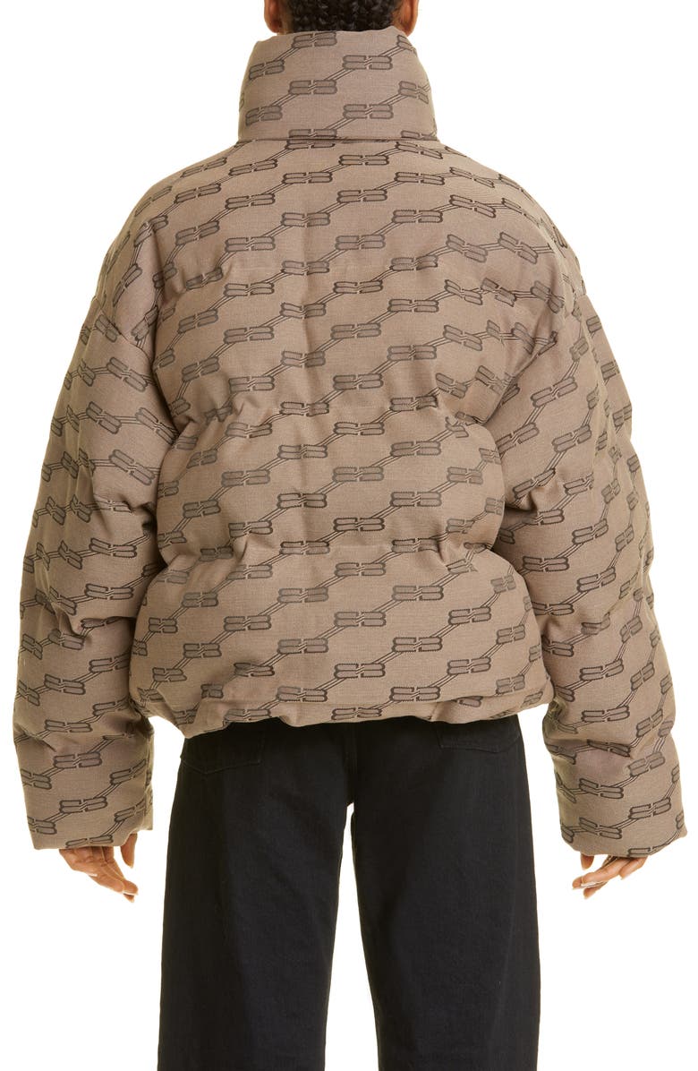 Balenciaga BB Monogram Puffer Coat, Alternate, color, 