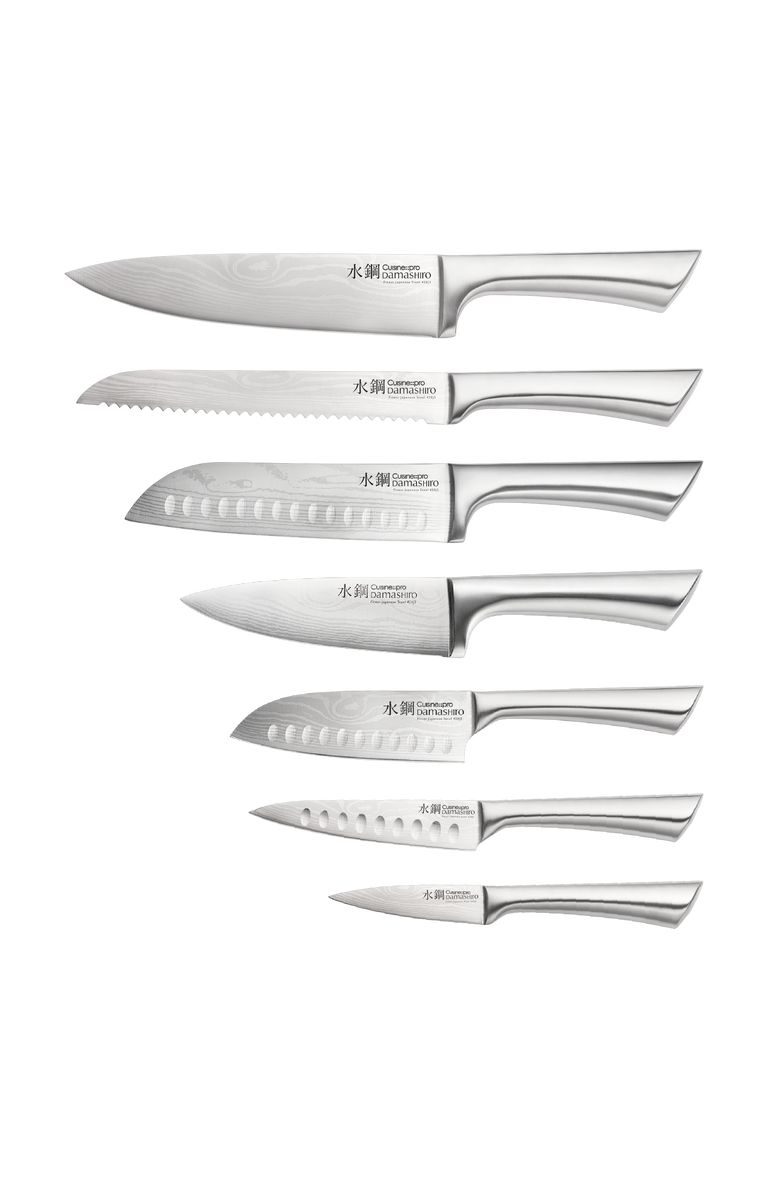 Cuisine::pro<sup
®</sup
 Damashiro<sup
®</sup
 8-Piece Satori Knife Block, Alternate, color, Silver