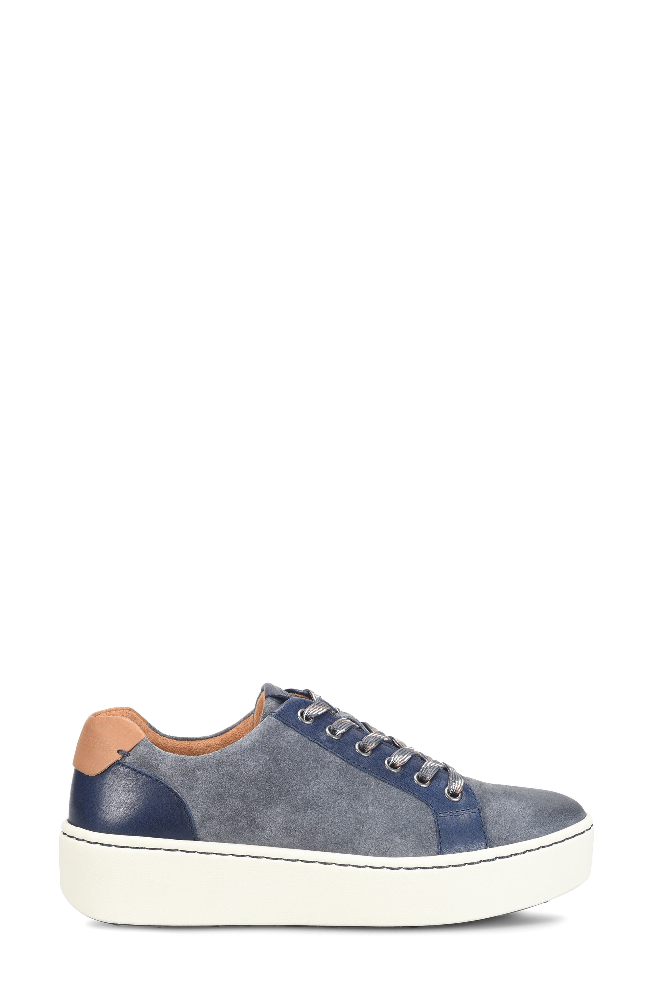 Børn Mira Platform Sneaker, Alternate, color, Dark Blue Combo