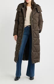 Sam Edelman Quilted Puffer Coat with Removable Hood