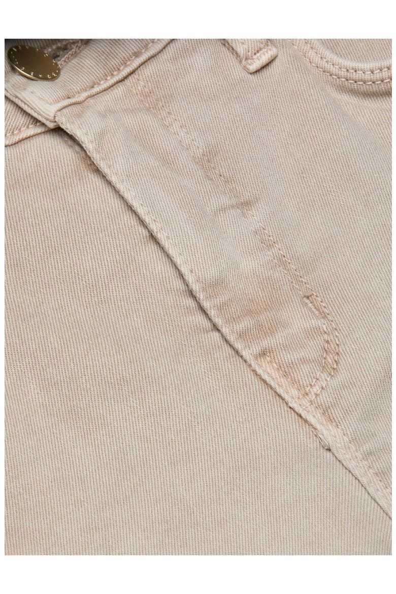 Kendra High Waist Crop Flare Jeans, Alternate, color, BISCUIT