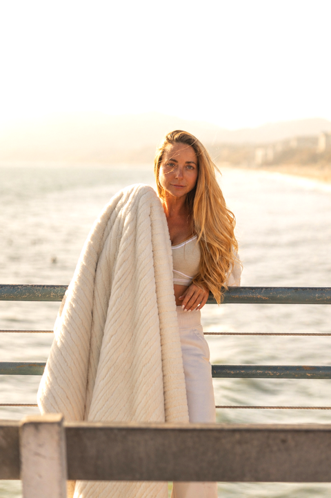Malibu Faux Fur Throw Blanket