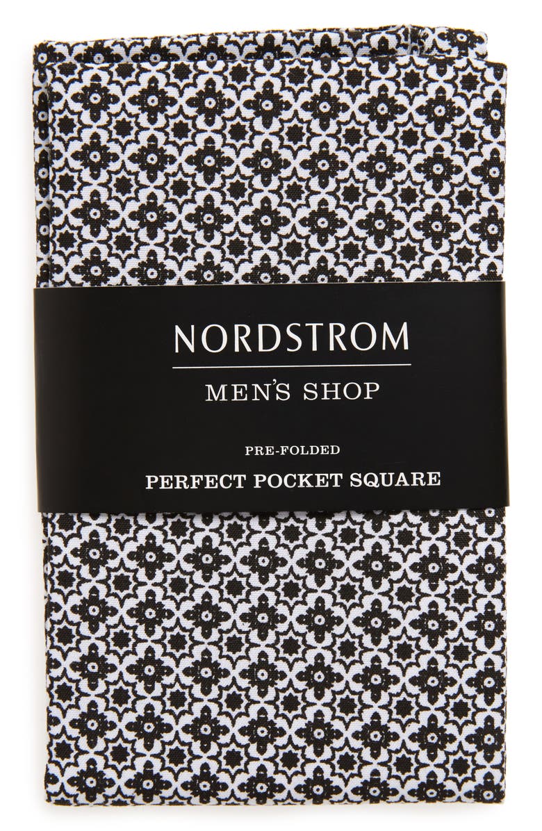 NORDSTROM MEN'S SHOP The Perfect Pre-Folded Pocket Square, Main, color, 