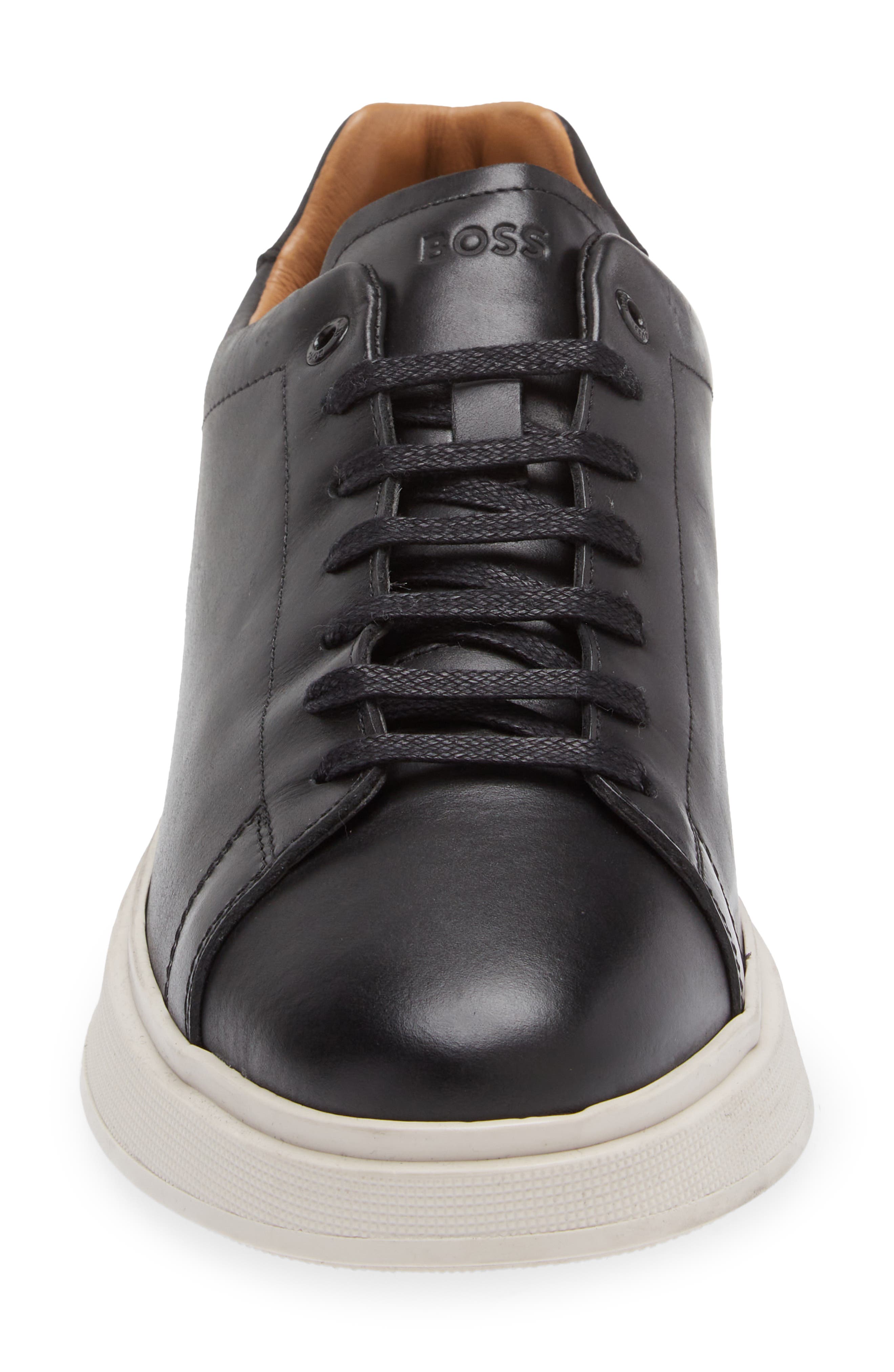 BOSS Bulton Sneaker, Alternate, color, Black