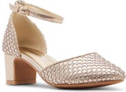 Steve Madden Prettyy Ankle Strap Block Heel Pump