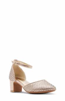 Steve Madden Prettyy Ankle Strap Block Heel Pump